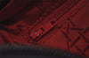 Authentic Christian Dior Lady Dior Nylon Cannage Hand Bag Black CD Junk 5908J