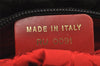 Authentic Christian Dior Lady Dior Nylon Cannage Hand Bag Black CD Junk 5908J
