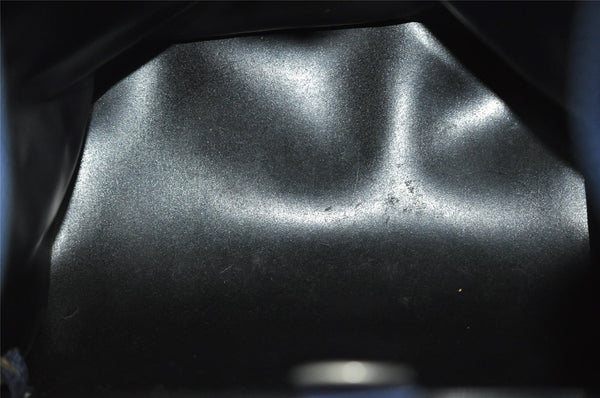 Authentic HERMES Sherpa Nylon Backpack Exhibition 1999 Limited Navy 5909I