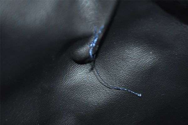 Authentic HERMES Sherpa Nylon Backpack Exhibition 1999 Limited Navy 5909I