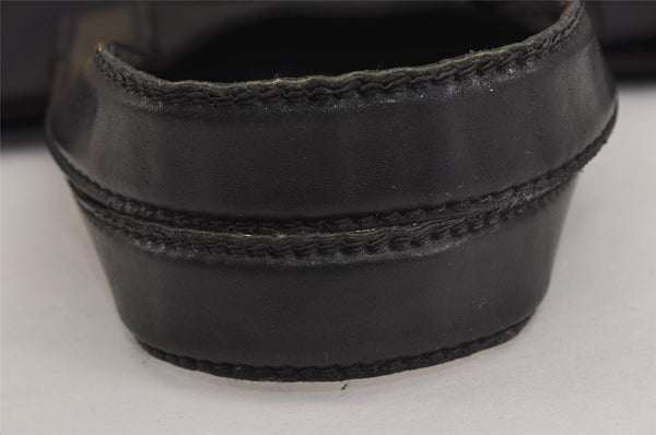 Authentic FENDI Monster Eye Bag Bugs Shoulder Tote Bag Nylon Leather Black 5909J