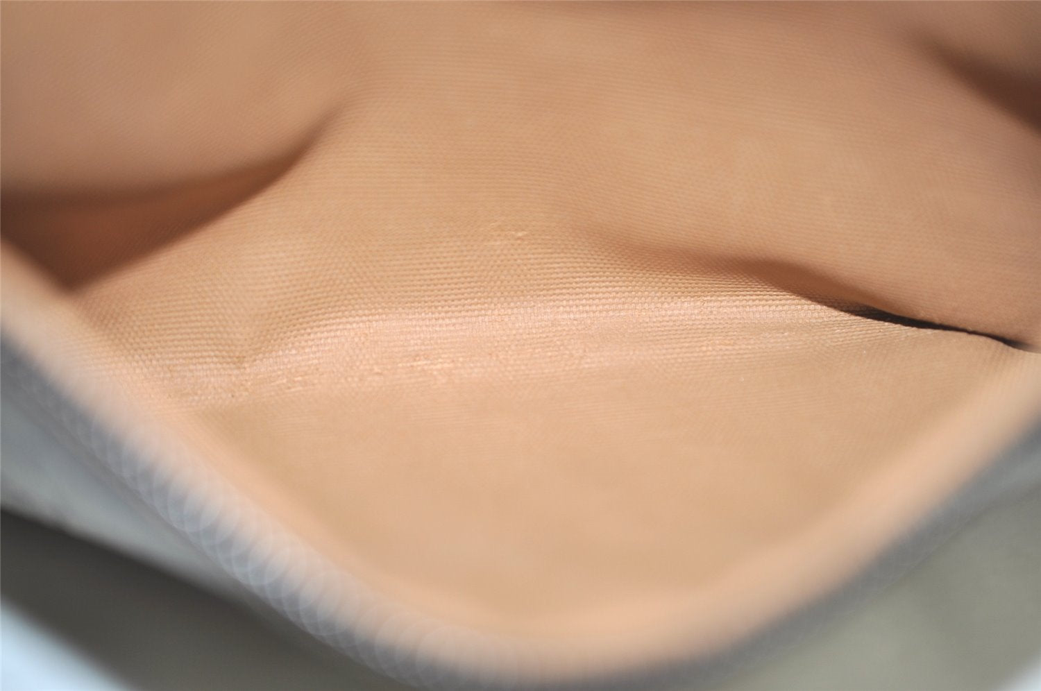 Authentic GUCCI Vintage Clutch Hand Bag Purse GG PVC Leather Brown 5910I