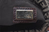 Authentic FENDI Zucchino Mamma Baguette Shoulder Bag Canvas Leather Brown 5911I