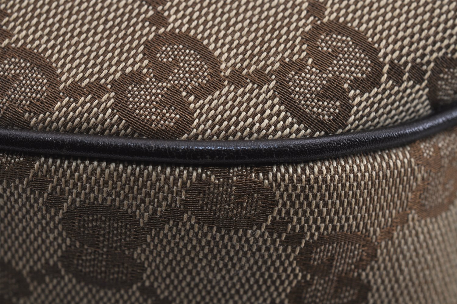 Authentic GUCCI Twins Shoulder Hand Bag GG Canvas Leather 232945 Brown 5912J