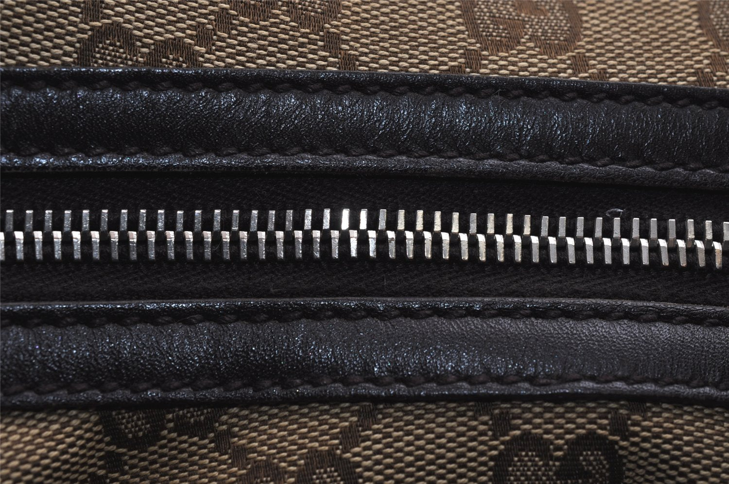 Authentic GUCCI Twins Shoulder Hand Bag GG Canvas Leather 232945 Brown 5912J