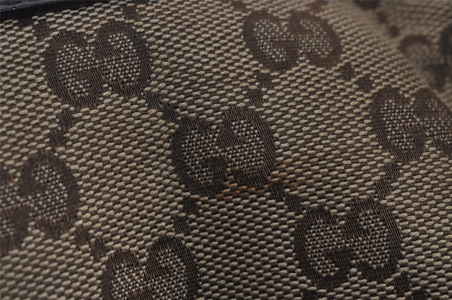 Authentic GUCCI Twins Shoulder Hand Bag GG Canvas Leather 232945 Brown 5912J