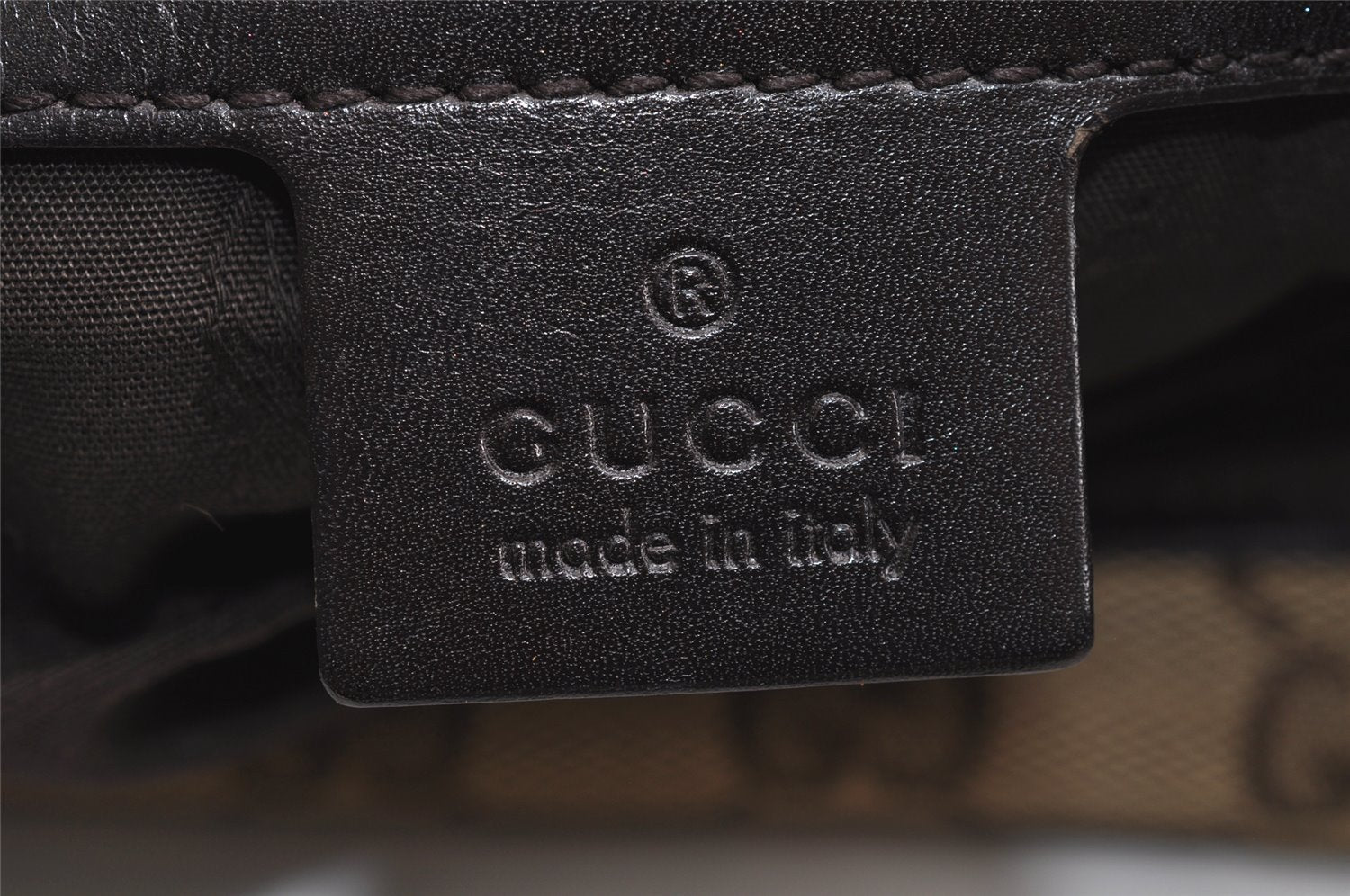 Authentic GUCCI Twins Shoulder Hand Bag GG Canvas Leather 232945 Brown 5912J