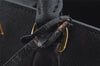 Authentic PRADA Vintage Saffiano Leather 2Way Shoulder Hand Bag Black 5914J