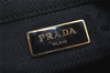 Authentic PRADA Vintage Saffiano Leather 2Way Shoulder Hand Bag Black 5914J