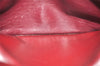 Authentic Christian Dior Trotter Clutch Hand Bag Purse Canvas Leather Red 5914K