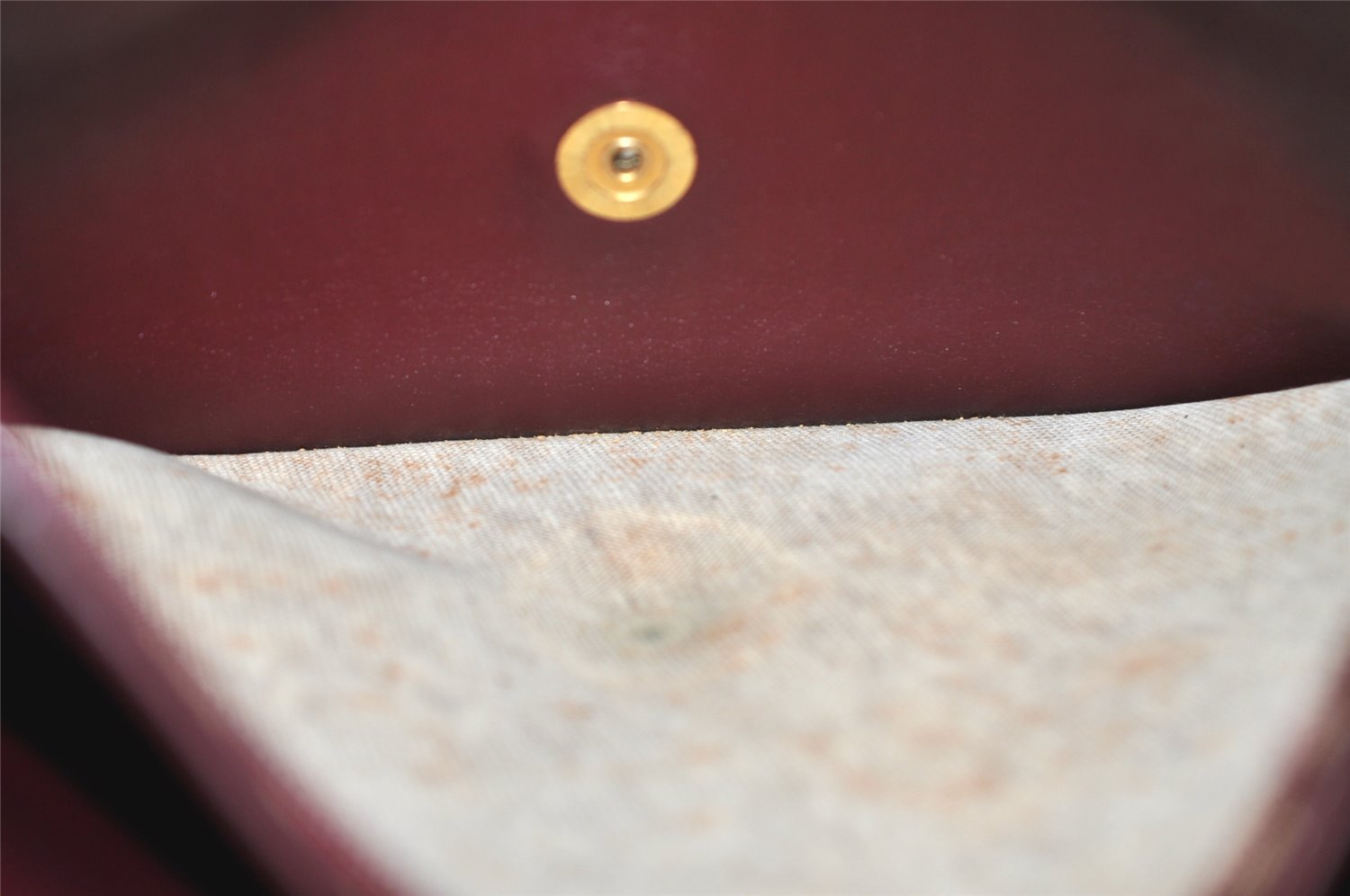 Authentic Christian Dior Trotter Clutch Hand Bag Purse Canvas Leather Red 5914K