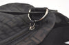 Authentic FENDI Zucca Shoulder Cross Body Bag Purse Canvas Leather Black 5916I