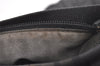 Authentic FENDI Zucca Shoulder Cross Body Bag Purse Canvas Leather Black 5916I