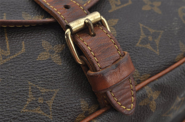 Authentic Louis Vuitton Monogram Saumur 30 Shoulder Cross Bag M42256 LV 5916J