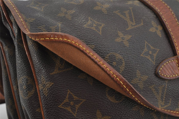 Authentic Louis Vuitton Monogram Saumur 30 Shoulder Cross Bag M42256 LV 5916J