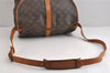 Authentic Louis Vuitton Monogram Saumur 35 Shoulder Cross Bag M42254 LV 5917J