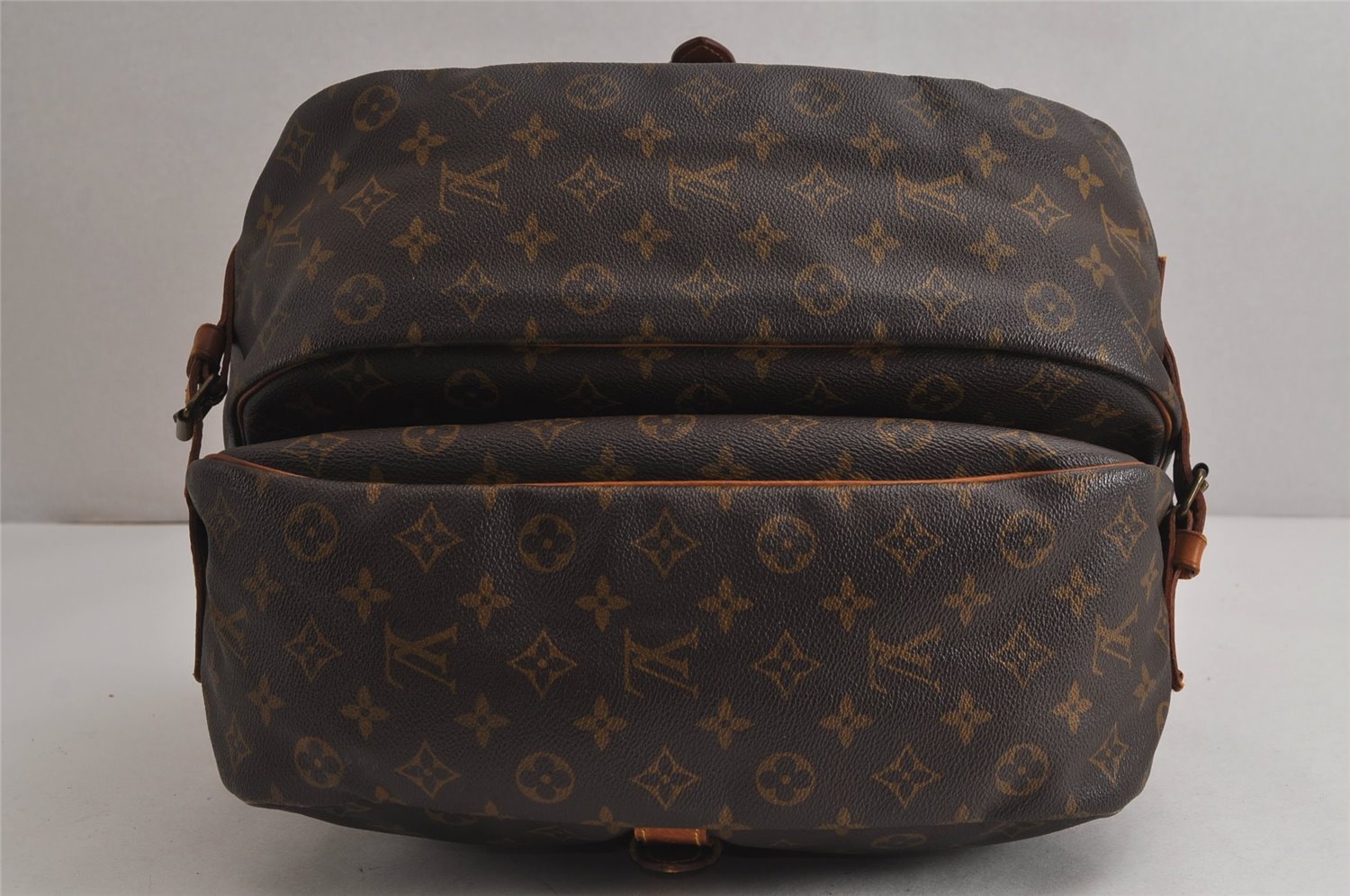 Authentic Louis Vuitton Monogram Saumur 35 Shoulder Cross Bag M42254 LV 5917J
