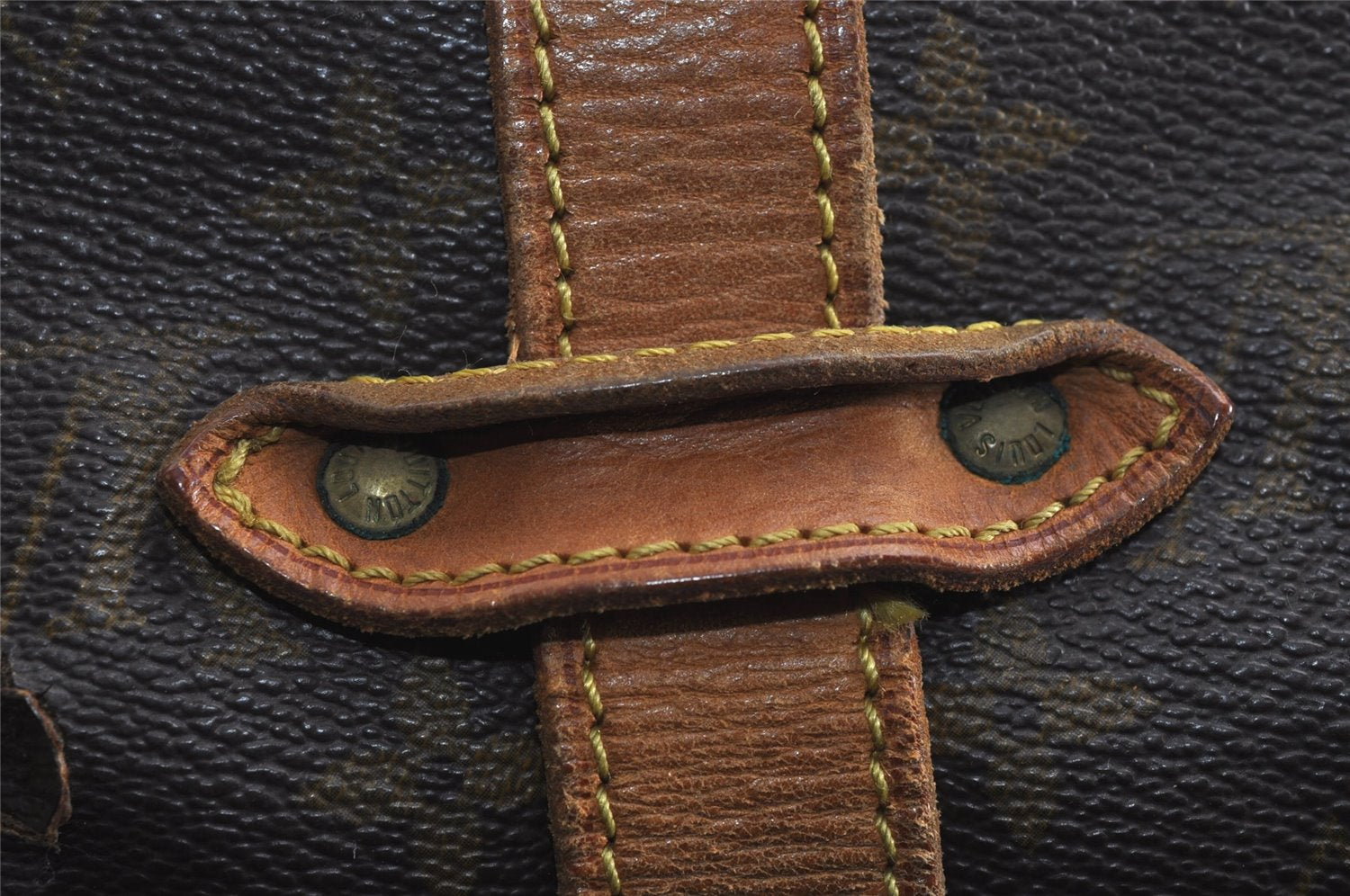 Authentic Louis Vuitton Monogram Saumur 35 Shoulder Cross Bag M42254 LV 5917J