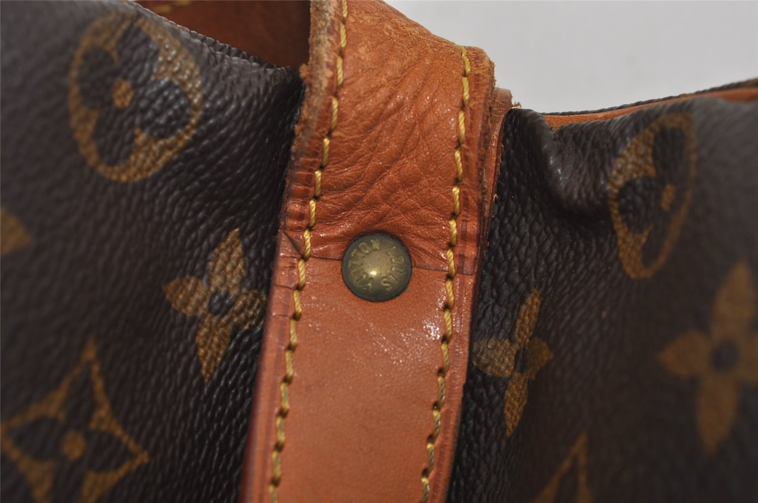 Authentic Louis Vuitton Monogram Saumur 35 Shoulder Cross Bag M42254 LV 5917J