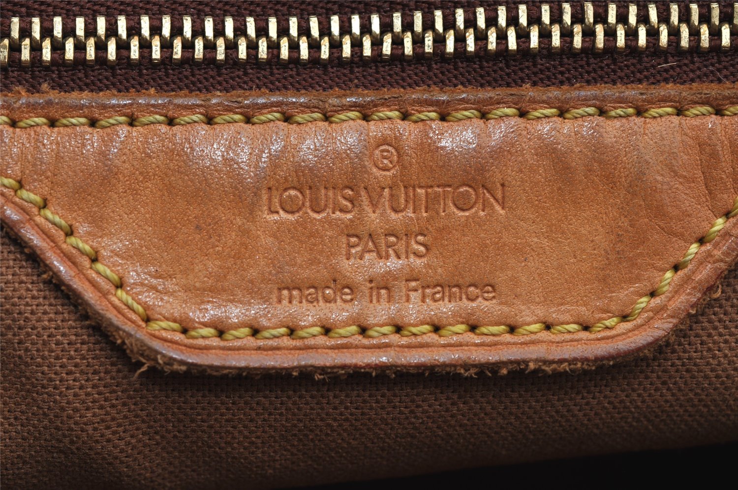 Authentic Louis Vuitton Monogram Cabas Mezzo Shoulder Tote Bag M51151 Junk 5919I