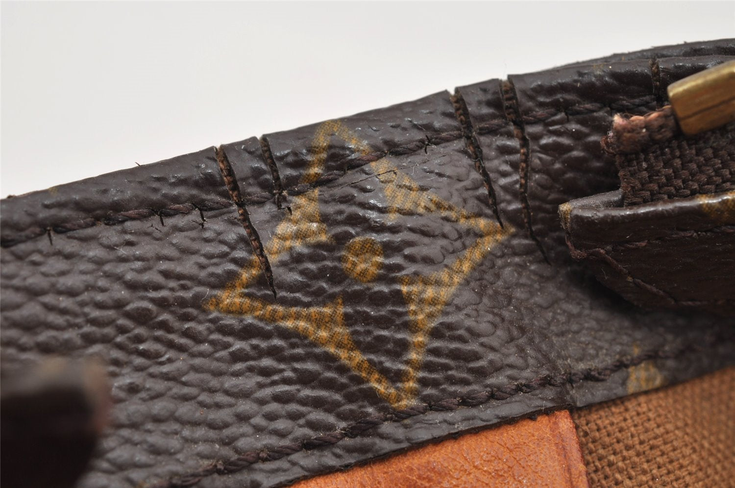 Authentic Louis Vuitton Monogram Cabas Mezzo Shoulder Tote Bag M51151 Junk 5919I