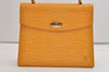 Authentic Louis Vuitton Epi Malesherbes Hand Bag Purse Yellow M52379 LV 5919J