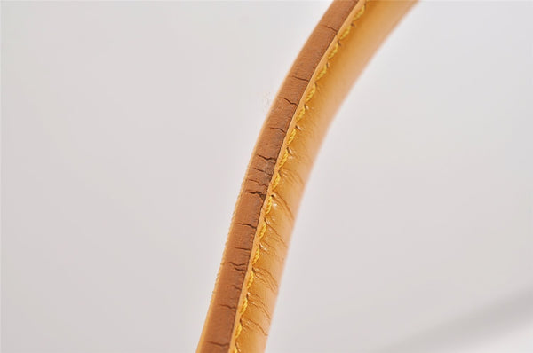 Authentic Louis Vuitton Epi Malesherbes Hand Bag Purse Yellow M52379 LV 5919J