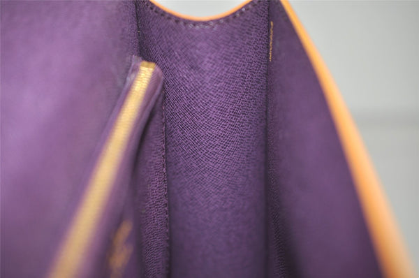 Authentic Louis Vuitton Epi Malesherbes Hand Bag Purse Yellow M52379 LV 5919J