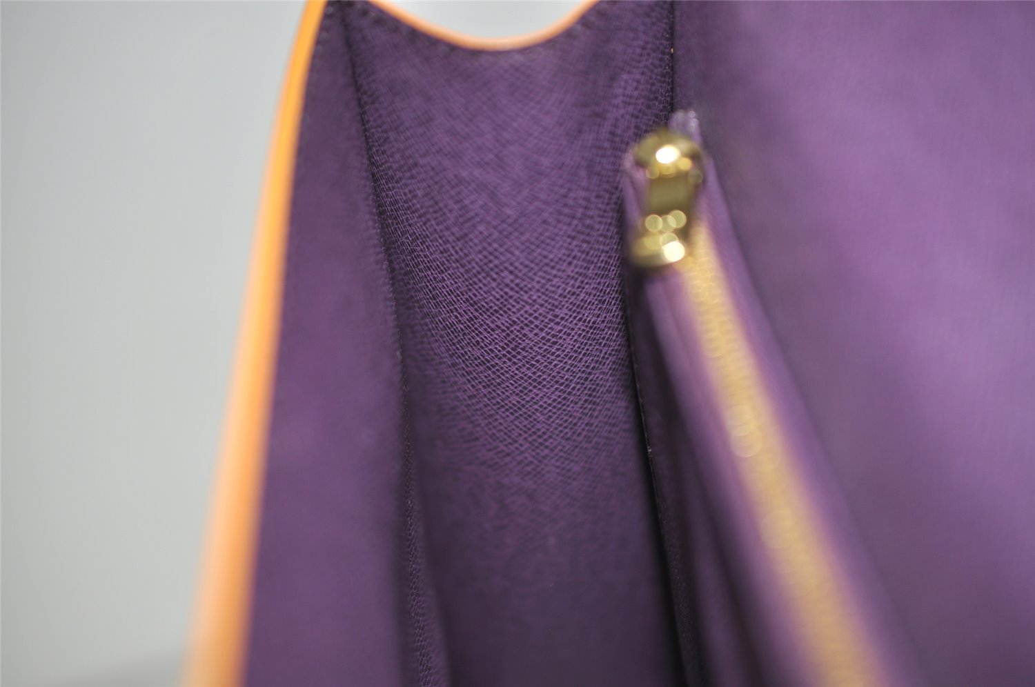 Authentic Louis Vuitton Epi Malesherbes Hand Bag Purse Yellow M52379 LV 5919J