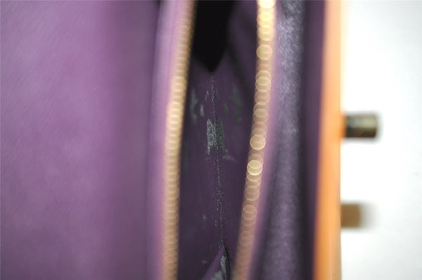 Authentic Louis Vuitton Epi Malesherbes Hand Bag Purse Yellow M52379 LV 5919J