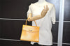 Authentic Louis Vuitton Epi Malesherbes Hand Bag Purse Yellow M52379 LV 5919J