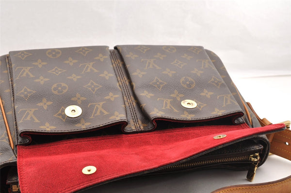 Authentic Louis Vuitton Monogram Viva Cite GM Shoulder Bag M51163 LV 5921I