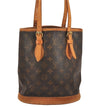 Authentic Louis Vuitton Monogram Bucket PM Shoulder Tote Bag M42238 Junk 5921J