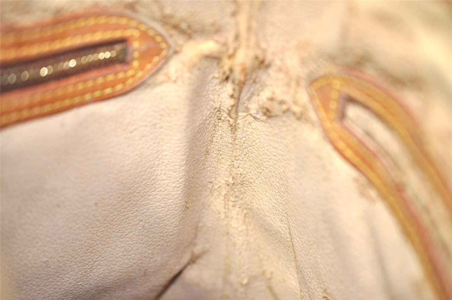 Authentic Louis Vuitton Monogram Bucket PM Shoulder Tote Bag M42238 Junk 5921J