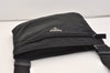 Authentic PRADA Nylon Tessuto Leather Shoulder Cross Body Bag Purse Black 5922J