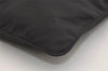 Authentic PRADA Nylon Tessuto Leather Shoulder Cross Body Bag Purse Black 5922J