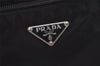 Authentic PRADA Nylon Tessuto Leather Shoulder Cross Body Bag Purse Black 5922J