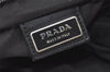 Authentic PRADA Nylon Tessuto Leather Shoulder Cross Body Bag Purse Black 5922J