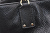 Authentic TORY BURCH Vintage Marion Chain Shoulder Tote Bag Leather Black 5922K