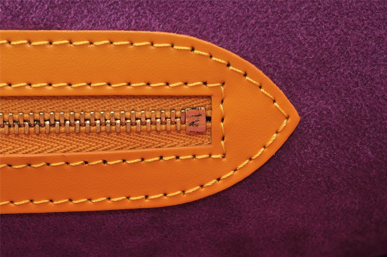 Authentic Louis Vuitton Epi Lussac Shoulder Tote Bag Yellow M52289 LV 5923I