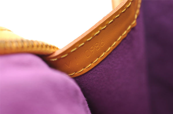 Authentic Louis Vuitton Epi Lussac Shoulder Tote Bag Yellow M52289 LV 5923I