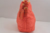 Authentic PRADA Nylon Tessuto Enamel Shoulder Hand Bag Purse Orange 5923J