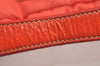 Authentic PRADA Nylon Tessuto Enamel Shoulder Hand Bag Purse Orange 5923J