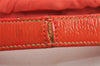 Authentic PRADA Nylon Tessuto Enamel Shoulder Hand Bag Purse Orange 5923J