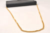 Authentic Christian Dior Chain Shoulder Cross Body Bag Leather Black Box 5923K