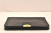 Authentic Christian Dior Chain Shoulder Cross Body Bag Leather Black Box 5923K