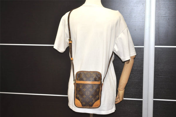 Authentic Louis Vuitton Monogram Danube Shoulder Cross Body Bag M45266 LV 5924I