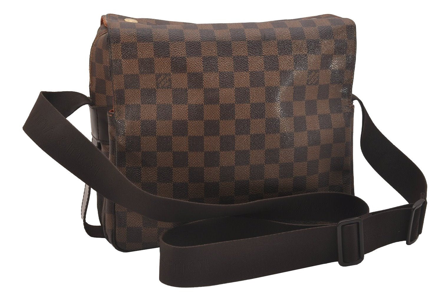 Authentic Louis Vuitton Damier Naviglio Shoulder Cross Body Bag N45255 LV 5925J