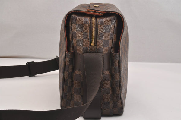 Authentic Louis Vuitton Damier Naviglio Shoulder Cross Body Bag N45255 LV 5925J