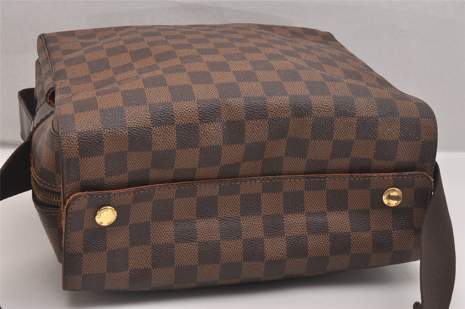 Authentic Louis Vuitton Damier Naviglio Shoulder Cross Body Bag N45255 LV 5925J